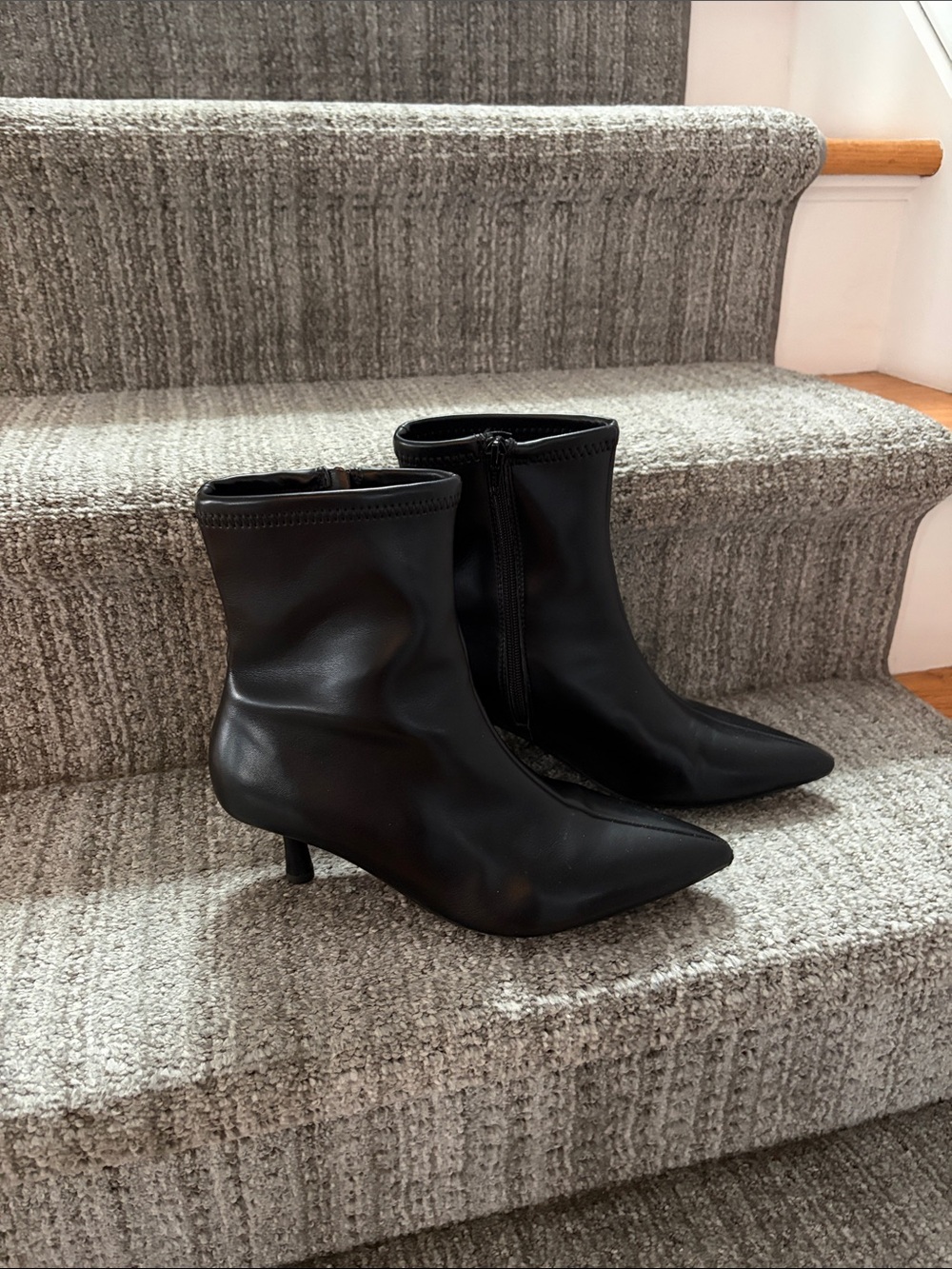 Black booties- 7.5
